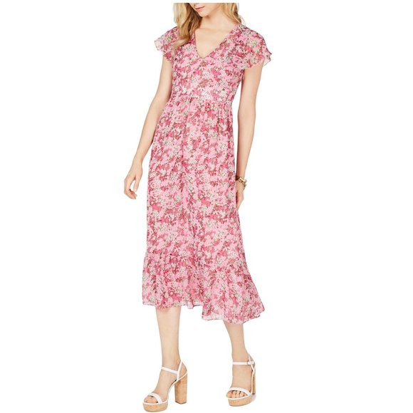 MICHAEL Michael Kors Dresses & Skirts - Michael Kors Enchanted Floral Ruffled Dress. 14